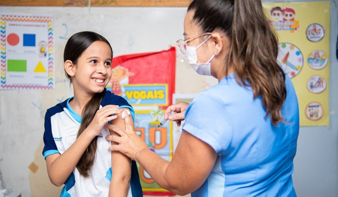 Arapiraca inicia campanha para atualizar vacinação de crianças e adolescentes