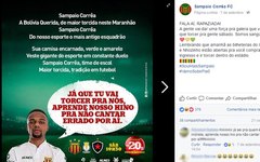 Peça publicitária para o jogo usou a imagem do zagueiro Maracáz e gerou polêmica