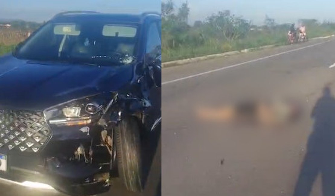 Motociclista morre após ser atingido por carro na AL-220, em Craíbas