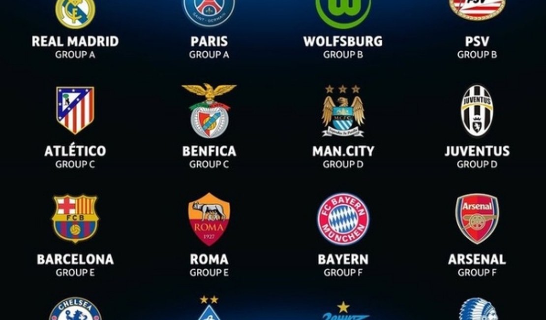 Uefa sorteia oitavas da Champions nesta segunda (14)