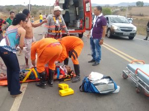 Motociclista tem perna decepada em acidente na AL-115 próximo a Palmeira dos Índios