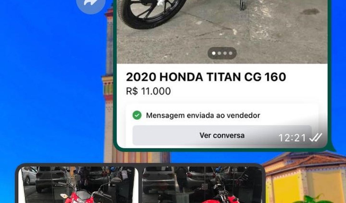 [Vídeo] Arapiraquense cai em golpe de venda de moto pela internet e perde R$ 2 mil depositados via PIX