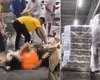 Caixas com água sanitária despencam em cima de mulher em Atacarejo de Maceió