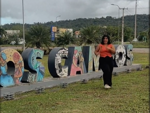 Blogueira viraliza ao usar trend para denunciar situação das vias em São Miguel dos Campos