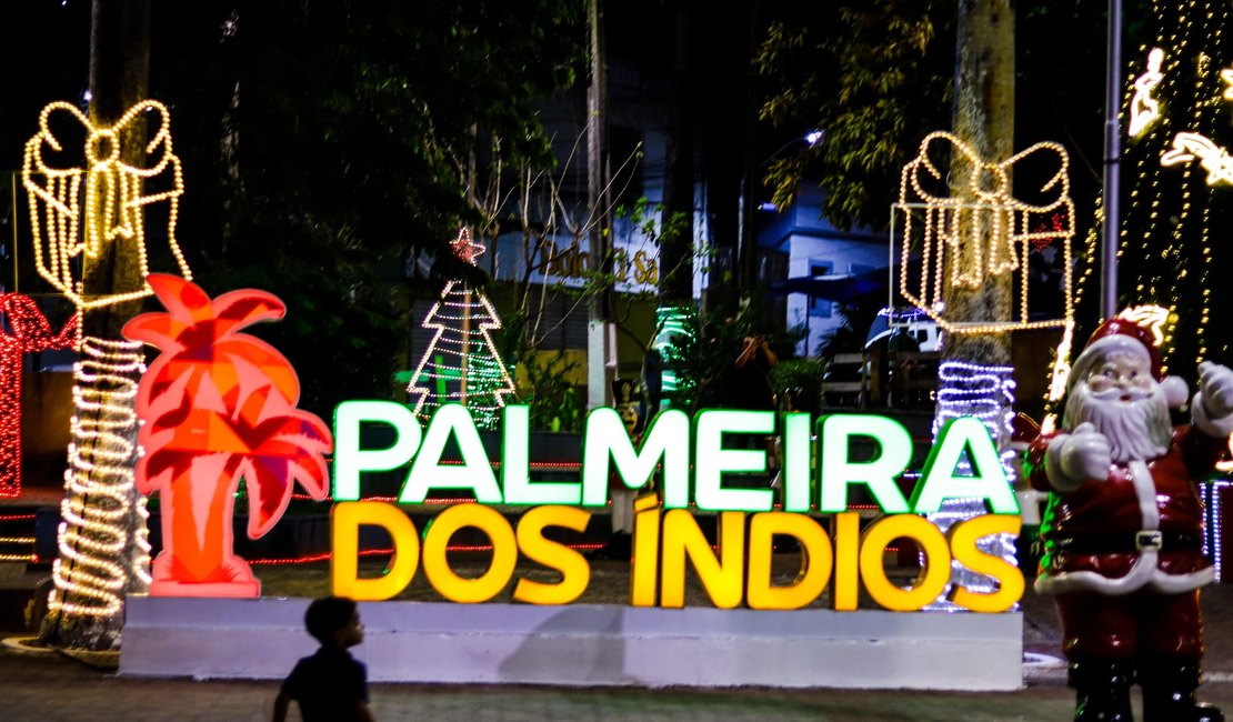 Natal de Luz de Palmeira dos Índios contará com apresentações natalinas e musical neste sábado (14)