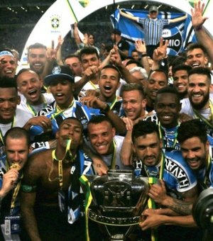Grêmio lidera ranking de clubes. Em Alagoas, CRB e ASA são os melhores colocados