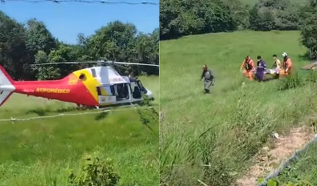 Motociclista fica gravemente ferido após colisão em Passo de Camaragibe