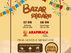 Bazar solidário pela causa animal é realizado neste fim de semana em Arapiraca