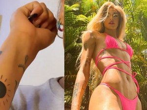 Pabllo Vittar faz tatuagem em homenagem aos fãs: 'São a luz da minha vida'