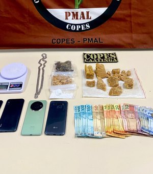 PM apreende mais de 700 gramas de entorpecentes em operações no interior de Alagoas