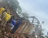 Galpão desaba e deixa quatro feridos no estacionamento de Jaraguá