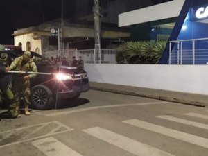 [Vídeo] Simulação de assalto a banco é realizada em Palmeira dos Índios em treinamento das forças de segurança