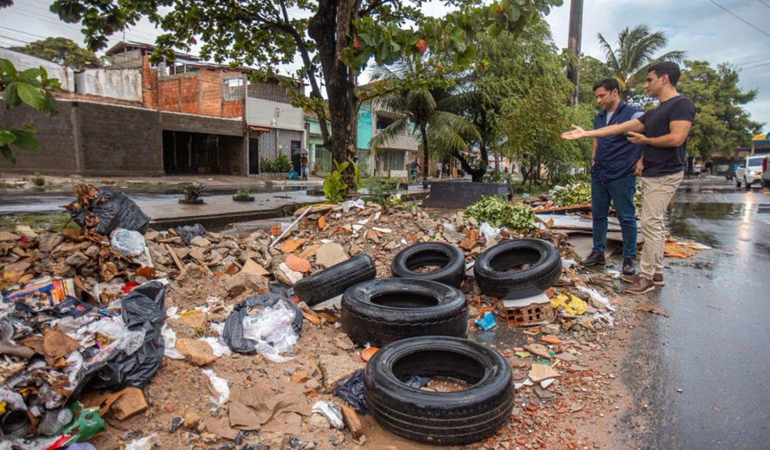 JHC e Rodrigo Cunha destacam investimentos para mitigar os efeitos das chuvas em Maceió