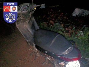 Motocicleta roubada é abandonada em rua de Arapiraca e devolvida à dona