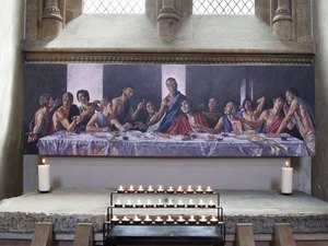 Catedral reabre com Jesus negro em pintura de última ceia no Reino Unido