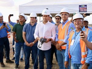 Primeiro desmonte de rocha marca início da execução do túnel do Trecho V do Canal do Sertão Alagoano