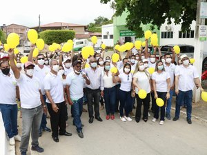 Caminhada em favor da vida chama atenção em Japaratinga