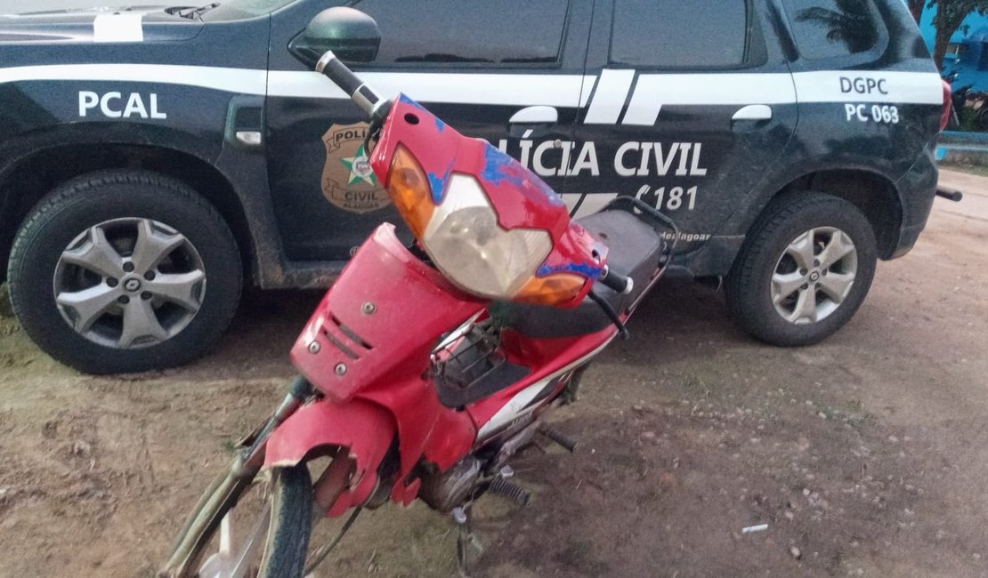 Após recuperar moto supostamente roubada, veículo é apreendido por adulteração