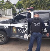 Acusado de homicídio em Igaci é preso pela DEIC na cidade de Arapiraca