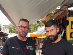 Leonardo Dias e Delegado Fabio Costa defendem comerciantes do Mercado da Produção