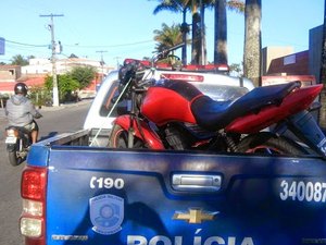 Moto roubada em Arapiraca é apreendida em Bom Conselho-PE