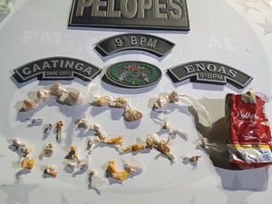 Jovem é preso acusado de tráfico de drogas no município de Piranhas