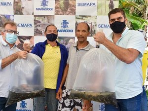 30 Mil alevinos são entregues a produtores de Maragogi