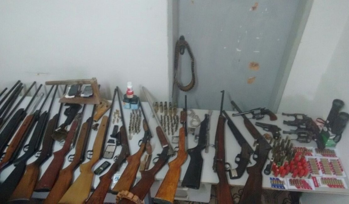 Operação Sertão Seguro prende nove pessoas e aprende 28 armas e 400 munições