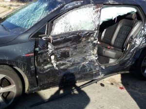 Filho de Fátima Bernardes e William Bonner sofre grave acidente de carro 