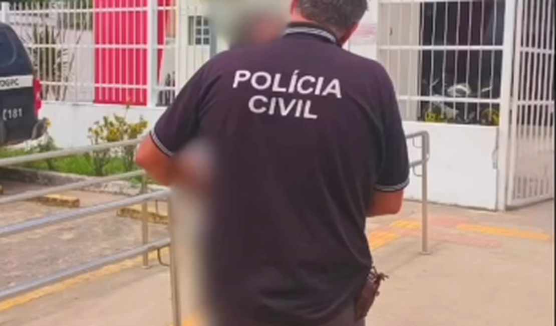 Polícia Civil prende suspeito de estuprar duas crianças em Teotônio Vilela