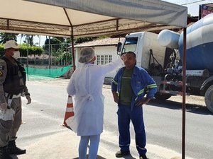 BPRv reforça barreira sanitária em Maragogi por conta do novo coronavírus