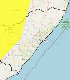 Inmet emite alerta de baixa umidade para 59 municípios de Alagoas