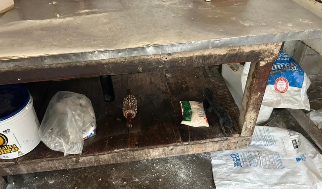 Vigilância Sanitária interdita panificação no Jacintinho por irregularidades