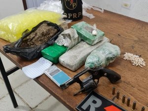 Homem é preso com maconha, crack e revólver em Flexeiras