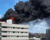 Incêndio de grandes proporções mobiliza bombeiros em hotel na Cruz das Almas