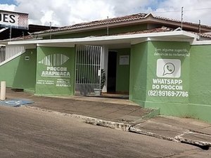 Procon Arapiraca solicita com urgência informações da Casal sobre falta de água em Arapiraca