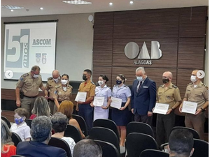 51 anos: 10° BPM participa de aniversário da Assessoria de Comunicação da Polícia Militar de Alagoas