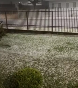 Pedras de gelo do tamanho de ovos atingem o Paraná durante queda de granizo
