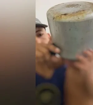 Menino de 2 anos prende cabeça em panela de pressão no Ceará