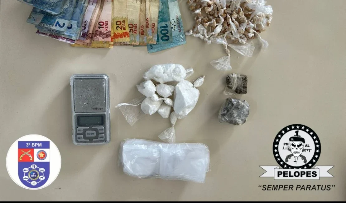 Adolescente é apreendido por suspeita de tráfico de drogas em Arapiraca