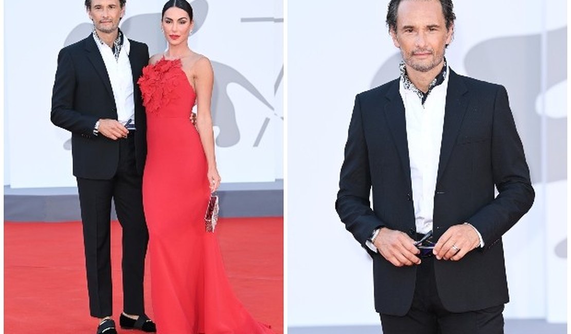 Rodrigo Santoro e Mel Fronckowiak brilham no red carpet do Festival de Veneza