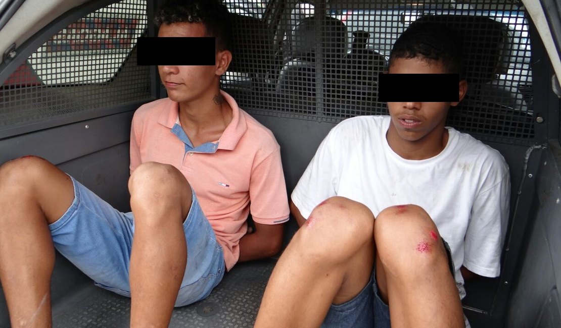 Força Tarefa prende jovem e apreende adolescente acusados de assaltos no Centro
