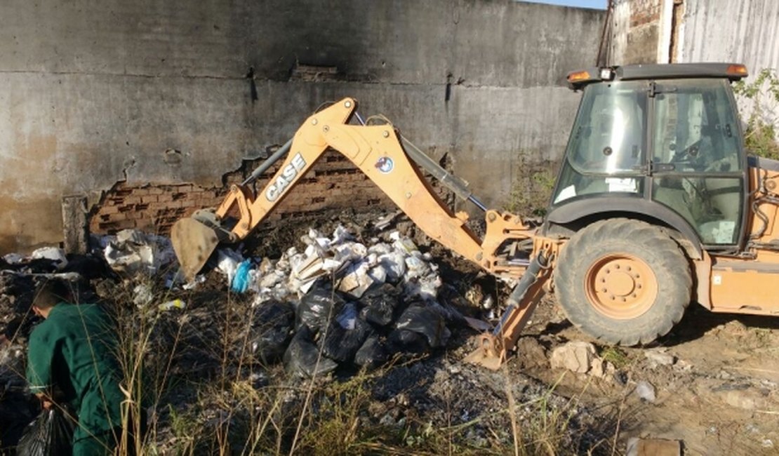 Mais de 39 toneladas de lixo são recolhidas do Hospital Chama