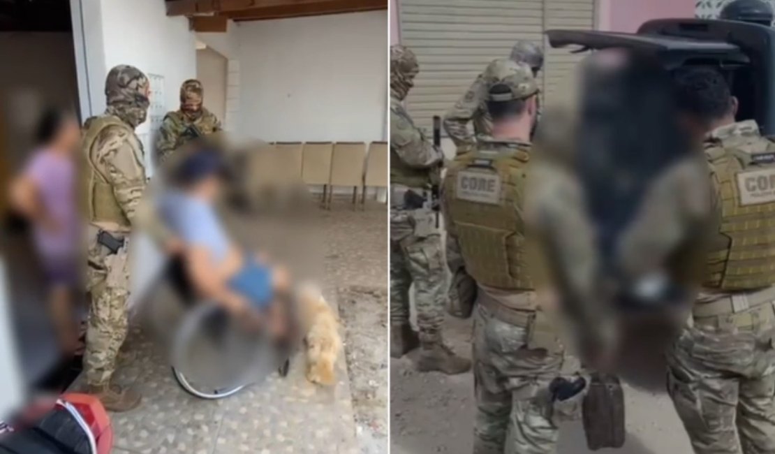 Suspeitos de envolvimento em diversos crimes são presos durante Operação Teia em Penedo e Coruripe