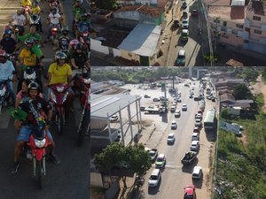 Manifestação a favor da liberdade religiosa e de expressão é realizada em Palmeira
