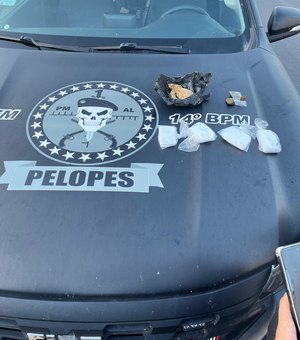 Polícia apreende maconha e crack, mas suspeito foge no município de Messias
