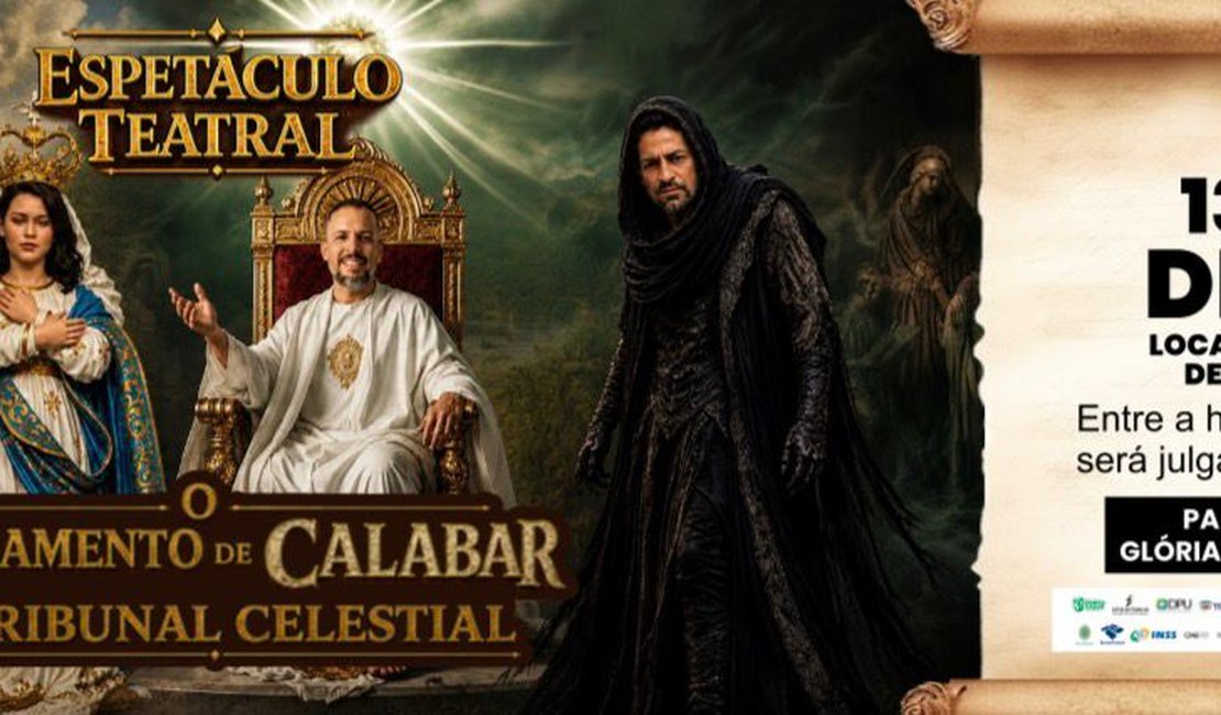 Espetáculo teatral sobre Calabar promete encantar Porto Calvo