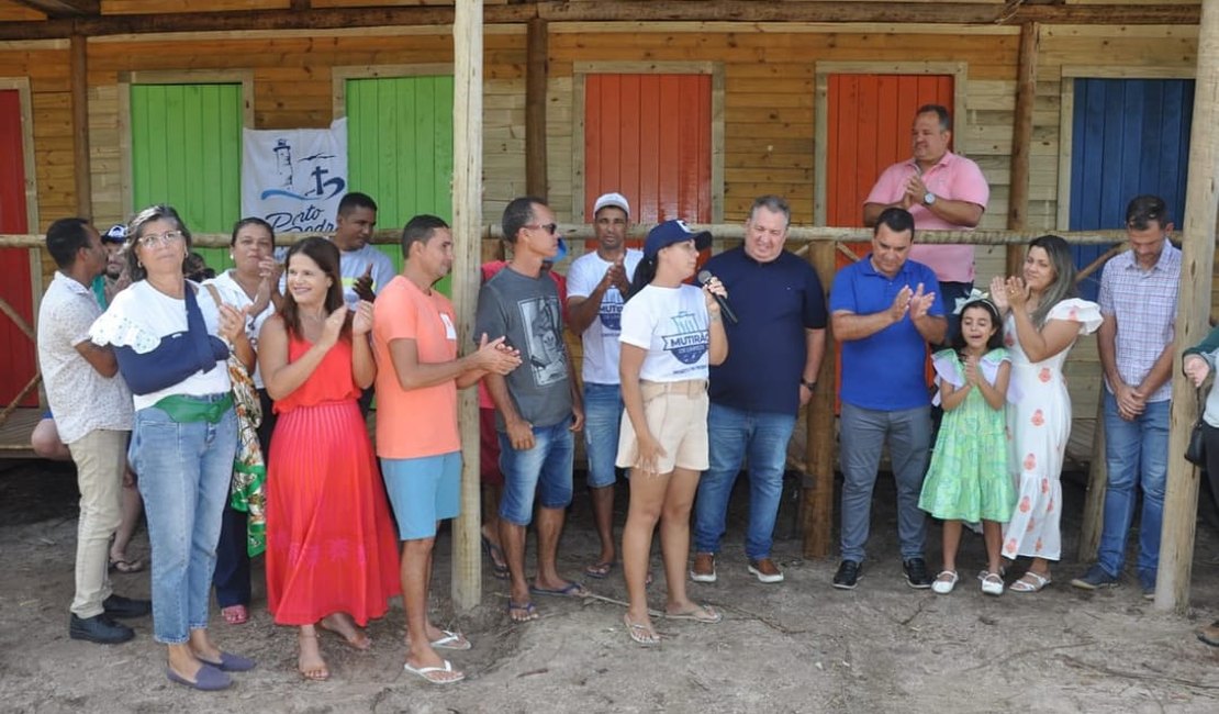 Prefeitura de Porto de Pedras reconstrói ranchos para pescadores