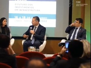 Renan Filho participa de evento internacional e diz que país precisa avançar na agenda do saneamento