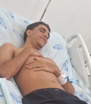 Jovem faz apelo por cirurgia após grave acidente e risco de paraplegia em Arapiraca